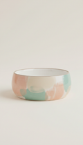Ceramic Pet Bowl In Pastel Palette